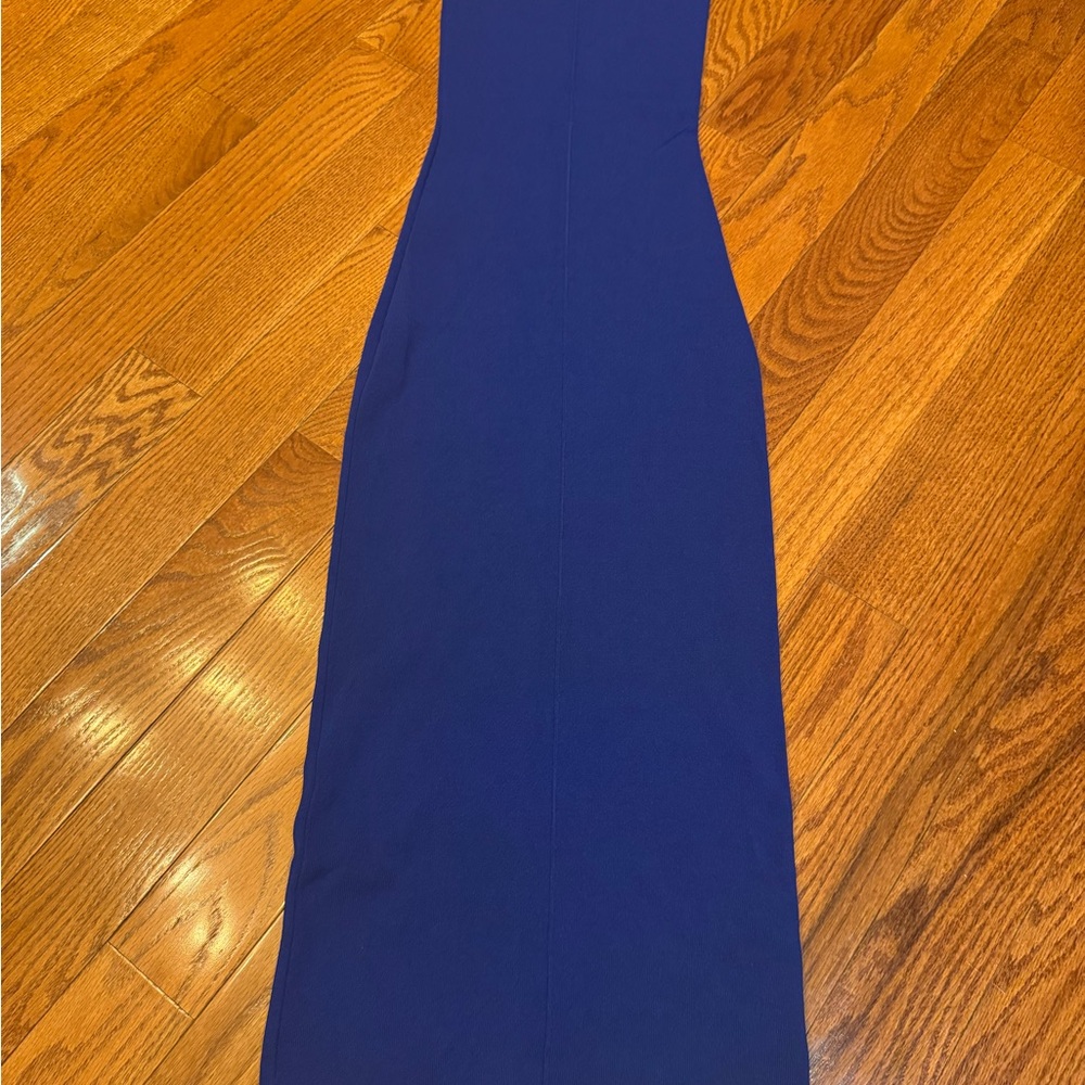 Zara Elegant royal blue midi dress size xs worn once